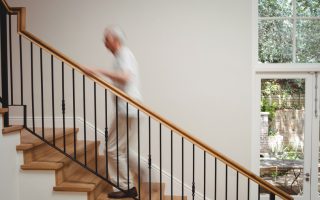 Antirutschmatten auf Treppe